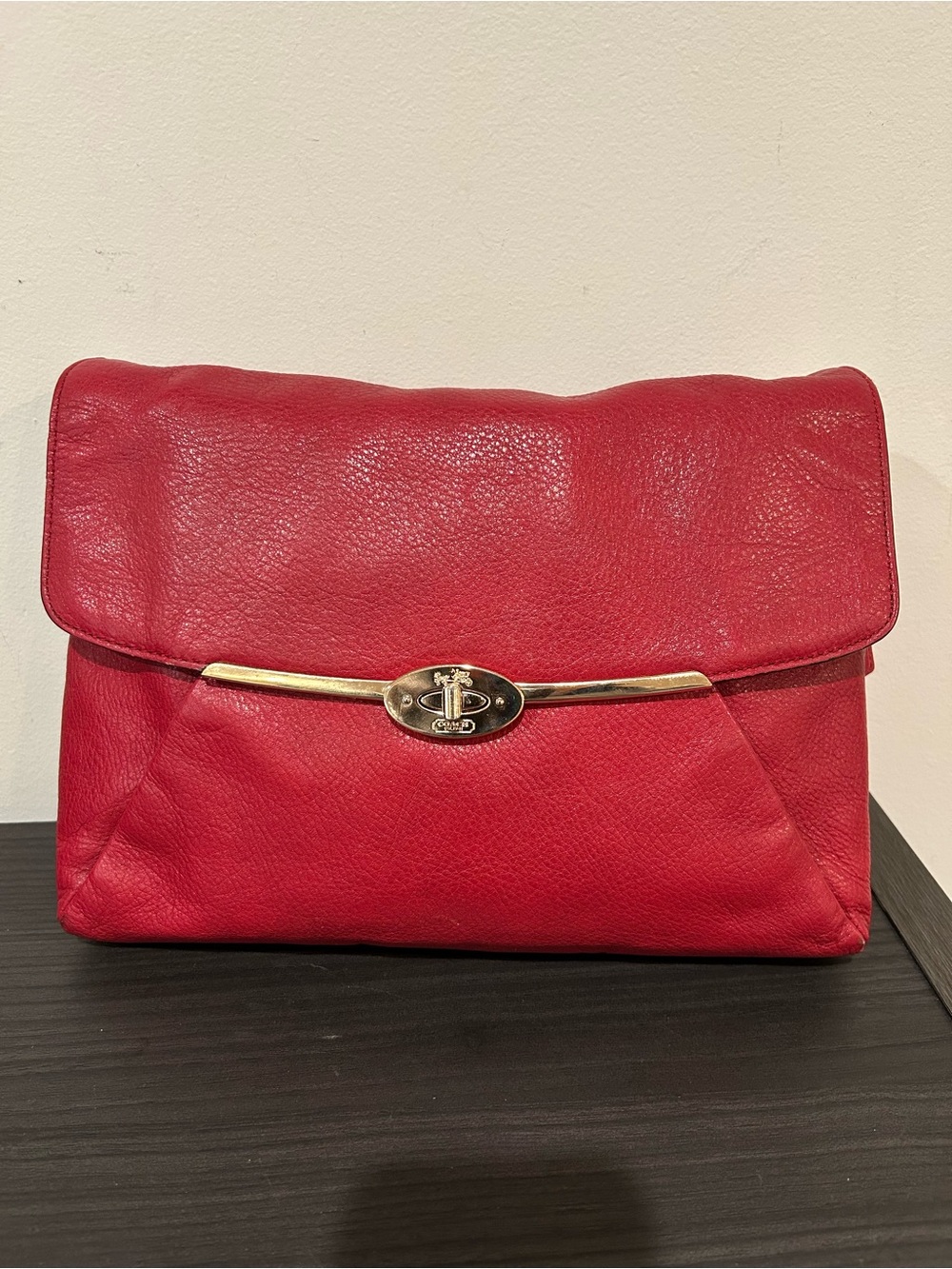 Coach Maddison Red Leather bag GUC - Picture 4 of 16